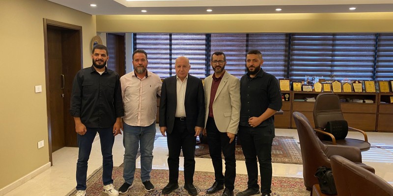 زيارة وفد من بلدية بستيات إلى رئيس مجلس الجنوب