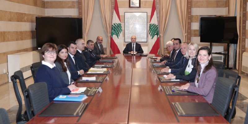 الوزير الحجار عرض مع وفد أممي خطة الحكومة للعودة المنظمة للنازحين السوريين