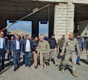 رئيس بلدية مجدل عنجر يستقبل رئيس المجلس الأعلى للجمارك في معبر المصنع