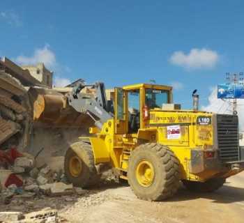 بلدية كفرا تباشر رفع الأنقاض وفتح الطرقات بالتعاون مع وزارة الأشغال