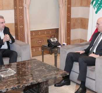 وزير الداخلية يبحث مع رئيس بلدية سعدنايل أوضاع البلدة وحاجاتها