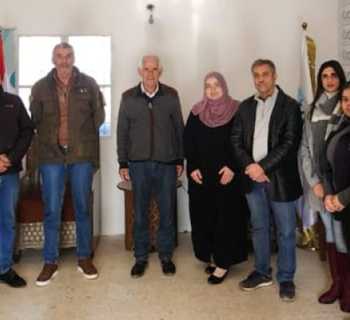 رئيس بلدية كفرحمام يزور مركز 