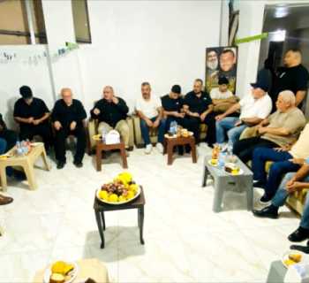رئيس بلدية رشاف يلتقي شبابًا من أبناء البلدة في الأوزاعي ويبحث معهم الأوضاع العامة