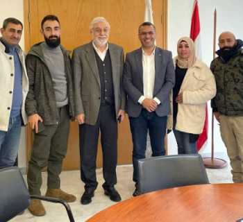 وزير الزراعة يبحث مع الصليب الأحمر الدولي دعم مزارعي القرى الحدودية الجنوبية