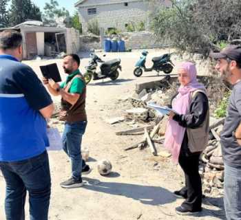 بلدية طورا: بدء الكشف على المنازل المهدمة كلياً ضمن أعمال المسح والتقييم