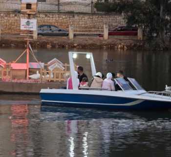 بلديتا كفرتبنيت والنبطية الفوقا تطلقان قارب للنزهة في بركة كفرتبنيت 