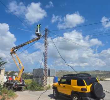 بلدية معروب: صيانة مستمرة لشبكة الكهرباء وتشغيل خط التوتر لتغذية محطة المياه