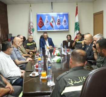 اتحاد بلديات الضاحية الجنوبية يستقبل مدير عام الدفاع المدني ويبحث تعزيز الجهوزية والتنسيق