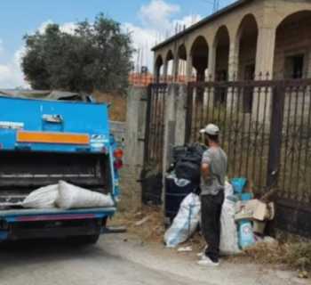 بلدية قاقعية الجسر تنفذ حملة نظافة وترفع الردميات من شوارع البلدة