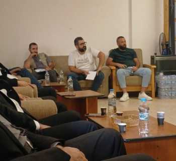 بلدية النبي شيث تبحث تعزيز التغذية بالمياه وإزالة التعديات على الشبكة