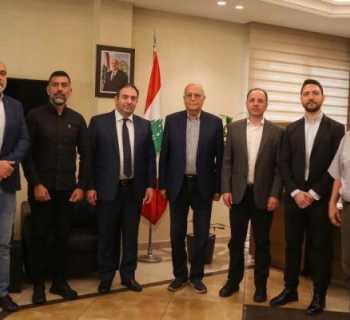 رئيس بلدية برج حمود يستقبل وفد 