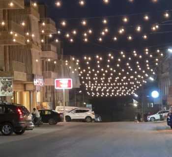 بلدية طيرفلسيه وأهالي البلدة ينجزون مشروع إضاءة الطريق العام