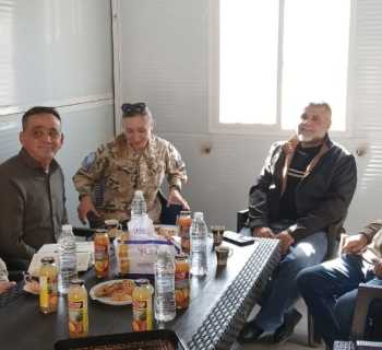 لقاء في بلدية حانين مع وفد من الكتيبة البولندية في اليونيفيل