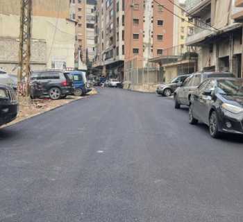 شرطة اتحاد بلديات الضاحية الجنوبية تواكب أعمال التزفيت وإزالة المخاطر