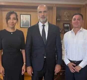 بلدية الجية تبحث مع وزير الأشغال تعبيد الطرق وتنفيذ خط طوارئ للصرف الصحي