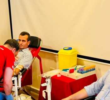 اتحاد بلديات جرد القيطع ينظم حملة للتبرع بالدم بمشاركة فريق المستجيب الأول
