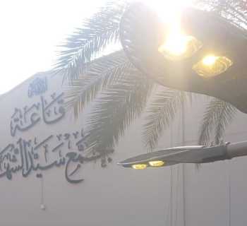 بلدية برج البراجنة تعزز الإنارة داخل مجمع سيد الشهداء (ع)
