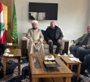 مفتي راشيا يستقبل رؤساء بلديات ويبحث معهم الأوضاع العامة في البلاد