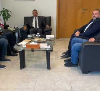 اتحادا بلديات بنت جبيل وجبل عامل يبحثان مع وزير الزراعة أوضاع القطاع الزراعي