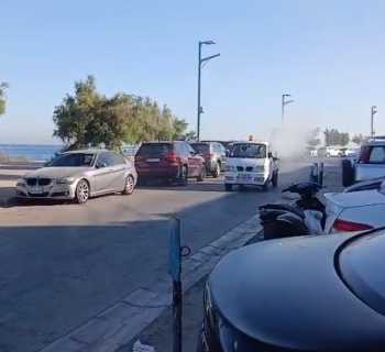 حملة رش مبيدات صيفية بالتعاون بين بلدية صور والريجي