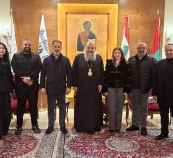 رئيس بلدية زحلة يزور المتروبوليت أنطونيوس الصوري وبحث في شؤون المدينة