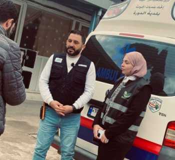 اتحاد بلديات الجومة يوزّع حصص غذائية في مراكز الإيواء بالتعاون مع جمعيات