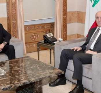 النائب إبراهيم كنعان يبحث مع وزير الداخلية أوضاع المتن الشمالي وملف النزوح