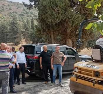 بلدية كفررمان تتفقّد أعمال تعبيد الطرقات في البلدة