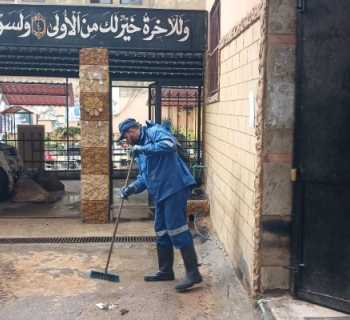 بلدية برج البراجنة تباشر بحملة لإزالة ردميات من جبانة الرادوف