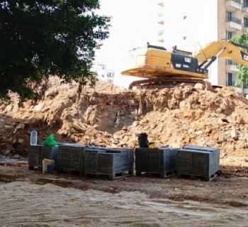 تأهيل الأرصفة تحت جسر يريفان ضمن مشروع تطوير سوق برج حمود