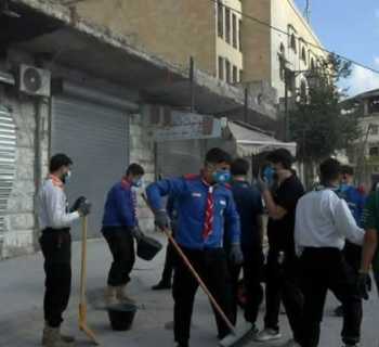 بلدية مدينة النبطية تطلق حملة لتنظيف الشوارع وإزالة الركام بمشاركة الأهالي والفرق الإسعافية