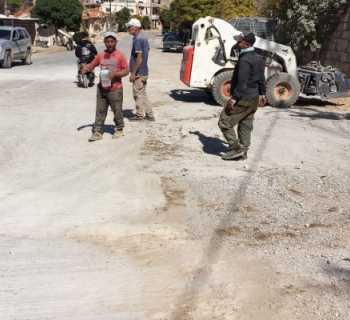 انطلاق أعمال تزفيت شوارع الخيام بتمويل من مجلس الجنوب