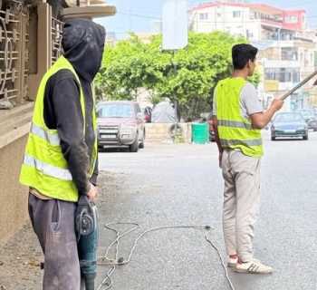 بلدية الشويفات تستأنف أعمال تأهيل طريق صيدا القديمة