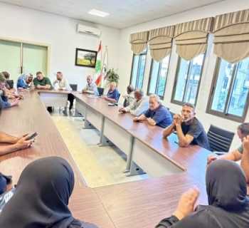 بلدية شقرا ودوبيه تتابع أوضاع المزارعين وتبحث سبل دعم القطاع الزراعي