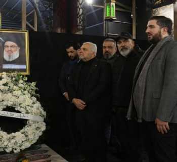 وفد من رؤساء بلديات جبل لبنان والشمال يزور مرقد السيد حسن نصرالله