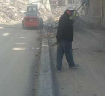 بلدية الغبيري تواصل إزالة الركام وفتح الطرقات في محيط مجمّع سيد الشهداء