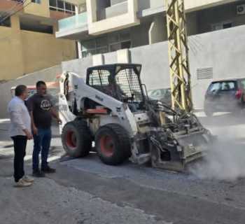 جولة ميدانية لرئيس بلدية الشويفات على مشاريع إنمائية وخدماتية