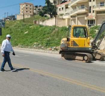 اتحاد بلديات البقاع الأوسط يطلق أعمال تأهيل طريق المريجات - بوارج - مكسة قب الياس
