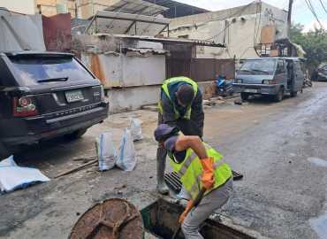 قسم الأشغال في بلدية برج البراجنة ينفّذ مجموعة من الأعمال الميدانية