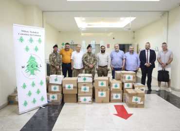 البعثة العسكرية الإيطالية تقدّم دعماً صحياً لبلدية الغبيري