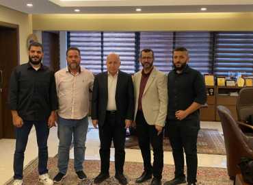 زيارة وفد من بلدية بستيات إلى رئيس مجلس الجنوب