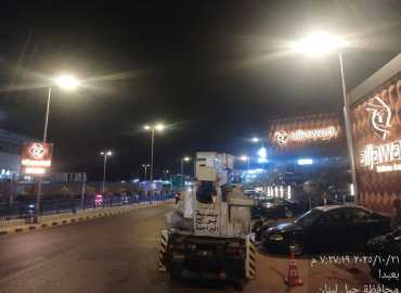 بلدية برج البراجنة تنهي تركيب انارة حديثة بدعم من المؤسسات المحلية