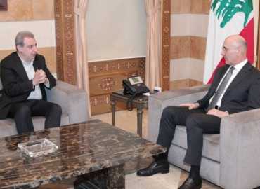 وزير الداخلية يبحث مع رئيس بلدية سعدنايل أوضاع البلدة وحاجاتها