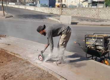 بلدية برج البراجنة تبدأ أعمال تجميل الدوّار القريب من مرقد سيّد شهداء الأمة