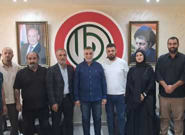 وفد من بلدية عيتا الشعب يزور المسؤول التنظيمي لحركة أمل في إقليم جبل عامل