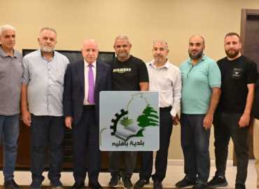 بلدية بافليه تبحث مع مجلس الجنوب مشاريع إنمائية للبلدة