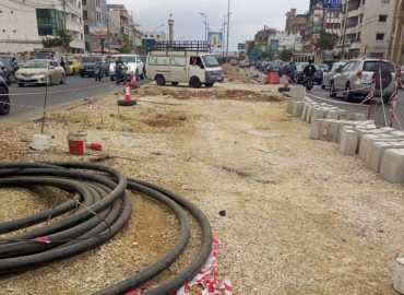 اتحاد بلديات الضاحية الجنوبية يتابع تنفيذ أعمال صيانة وتأهيل الأرصفة على طريق المطار