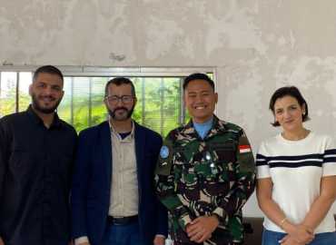 زيارة وفد من الكتيبة الإندونيسية إلى بلدية بستيات