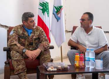 زيارة رسمية لقائد اليونيفل إلى بلدية الناقورة وبحث في حاجات البلدة