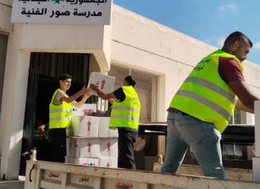 اتحاد بلديات قضاء صور يتسلّم مساعدات إنسانية من 